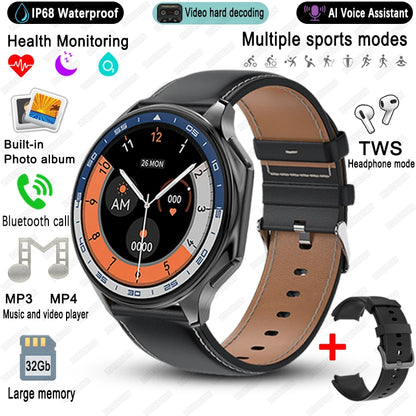 For OPPO Watch X High-End Business Watch Men 32Gb Memory Video Playback Smart Watch Sports Fitness Waterproof Bracelet 2025 New