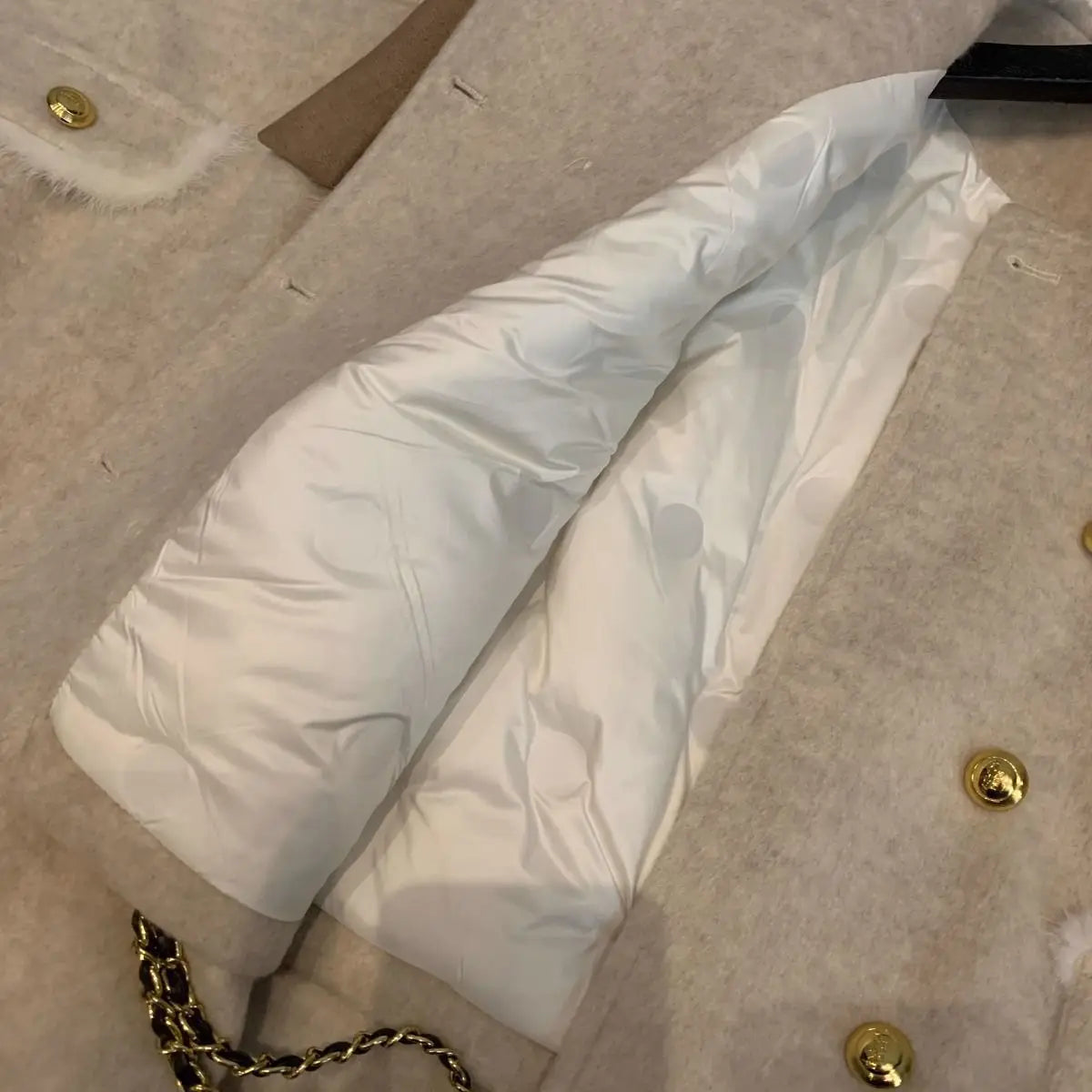 2025 Winter Thickened Korean Drama Luxury Main Character Clothing Set Small Fragrance Style Half-length Skirt Woolen Two-piec...