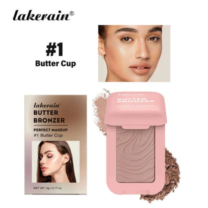 Butter Blush Single Color Matte Natural Cheek Tint Waterproof Face Contouring Cosmetics Blush Powder Face Soft Female Makeup