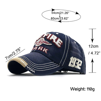 Men Women Cotton Embroidered Letter Printed Baseball Cap Cowboy Hip Hop Dance Club Snapback Hat Visors Summer Sports Sun...