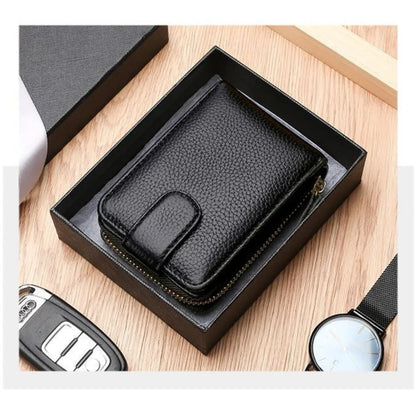 Multiple Slots for ID And Bank Cards High Capacity Men's Driver License Card Holder Anti-Magnetic Credit Card Wallet |...