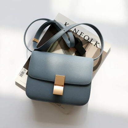 UBELLIN Large Women Handbag Bag Single Flap Lock Fashion Interior Compartment Solid Luxury Shoulder Bags Handbags 2024 - Kimlud