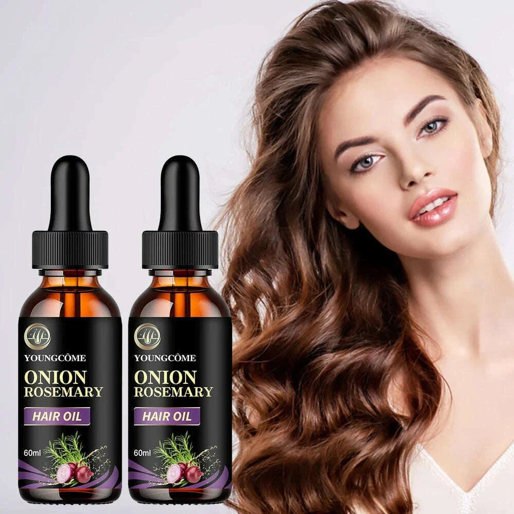 Hair Rapid Growth Essential Oil Onion Rosemary Hair Care Essential Oil Hair Regeneration Effective Hair Loss Product