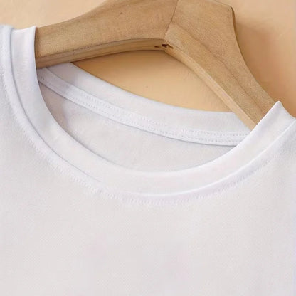 Letter Directional Print Crew Neck Cropped T Shirt 90s Vintage Graphic Y2k Tshirt Women's Sexy Short Sleeve Crop Tops...