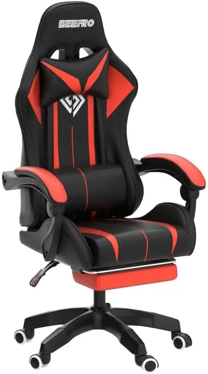 RGB Gaming Chair Bluetooth Speakers and LED Lights Ergonomic Massage Computer Game Chair with High Back Music Video Game Chair