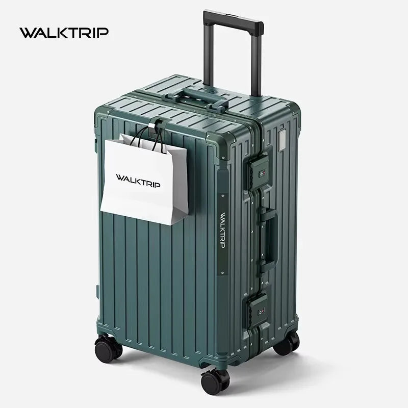 Luxury Travel Suitcase High Quality Upgrade Thicken PC Material Rolling Luggage with Aluminum Frame TSA Lock...