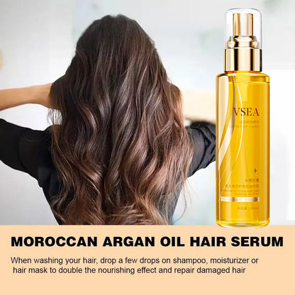Lightweight Hair Oil Mist Serum, Botanical Extracts Hair Treatment for Split Ends,Frizz & Flyaways,Nourishing...