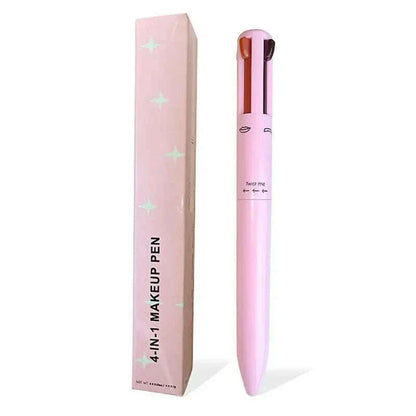 Multi-functional 4-in-1 Makeup Pencil Eyeliner Lip Liner Eyebrow Pencil Swivel Waterproof & Sweatproof Makeup Tools