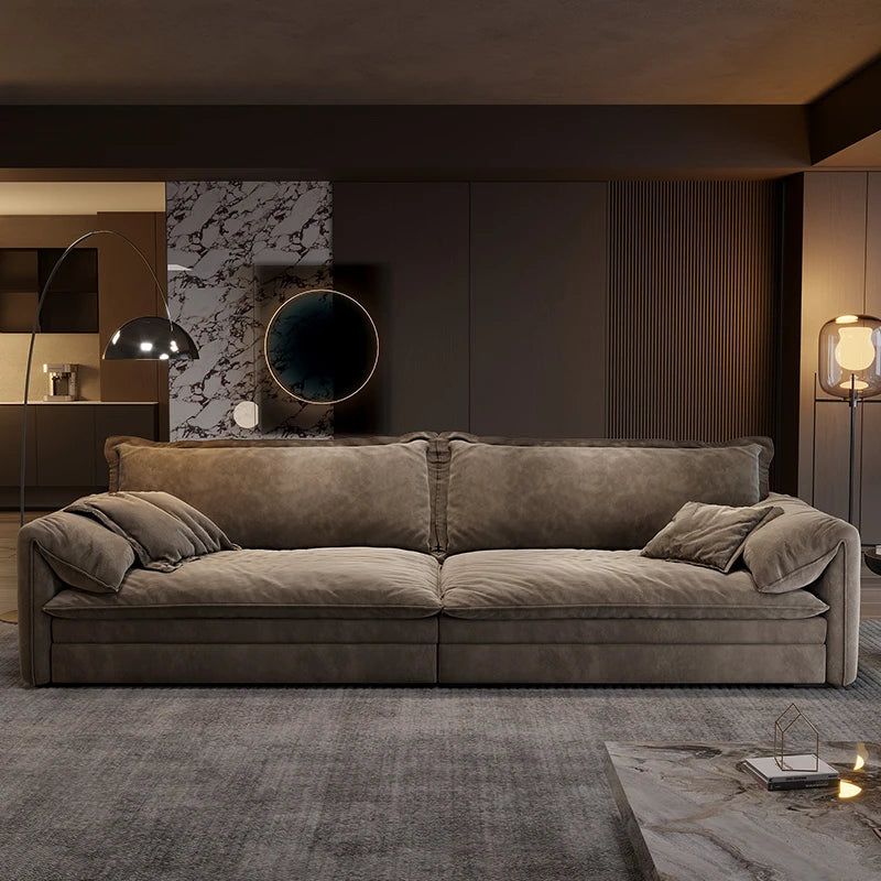 Italian Minimalist Living Room Sofas Modern Simple Straight High Quality Sofa Luxury Design Muebles Chinese Style...