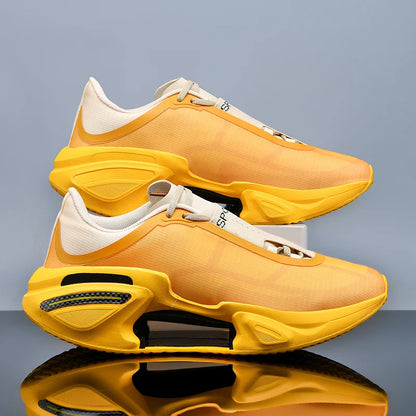 Men's Basketball Shoes Breathable Cushioning Non-Slip Wearable Runing Shoes Gym Training Athletic Basketball Sneakers for Women