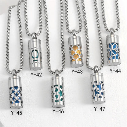 Incense diffuser Necklace Aromatherapy Pendant necklace Lotus Fragrance Pendant Essential Oil Essential Oil Diffuser...