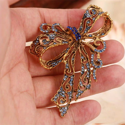 Baroque Luxury Beautiful Bow Men's Women's Brooch Pin，Jewelry Accessories, Wedding Holiday Party Couple Surprise Gift |...
