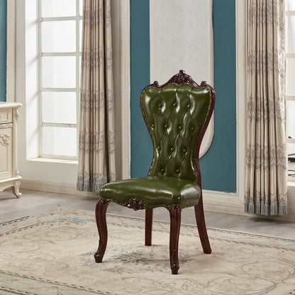 European Light Luxury Chairs Simple Solid Wood Party Unusual Adult Restaurant Chairs Design Comfy Lounge Stoel Home Furniture - Kimlud