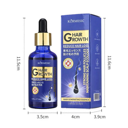 Hair Growth Serum Anti Loss Regrowth Hair Growth Oil Prevent Baldness Repair Damage Scalp Massage Moisturizing Nourish Hair Care - Kimlud