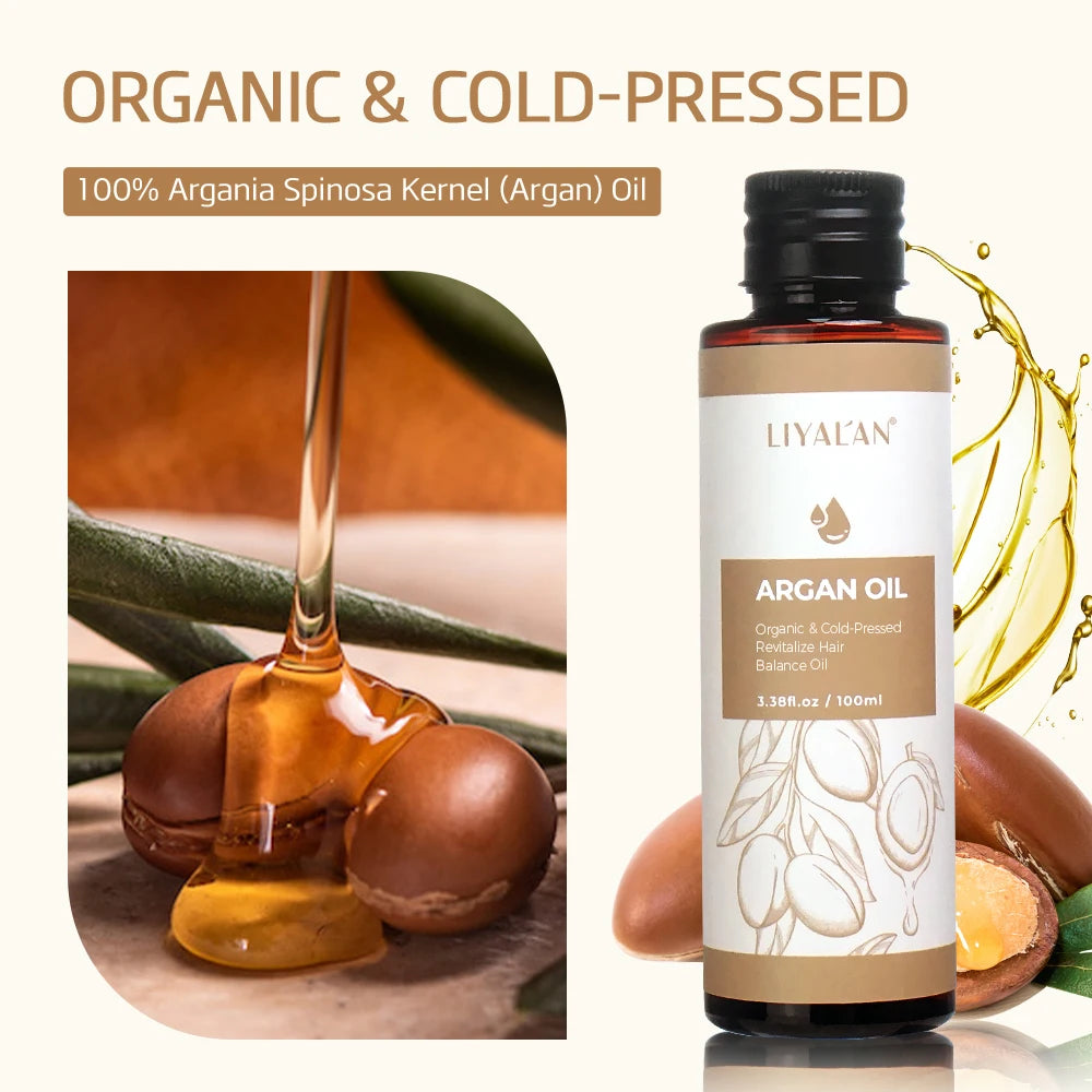 100ml Argan Oil For Hair Nourish Repair Damaged Balance Oil Organic Essence Enhance Improve Drying Skin Body Care |...