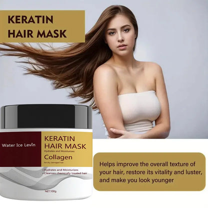 Miracle Hair Mask, Collagen, Keratin - Coconut Oil Deep Hair Care - Powerful Moisturizing and Hydrating - Repair Small, Sparse, Fragrile, Dry and Damaged Hair