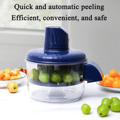 Automatic Fruit Peeler Intelligent Peeling Machine Portable Wireless Grape/tomato/Garlic Peeler for Home Fast Kitchen Supplies