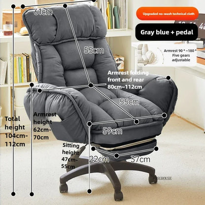 Creative Swivel Lift Office Chairs Modern Comfortable Backrest Computer Chairs Student Study Gaming Chair for Office Furniture L - Kimlud