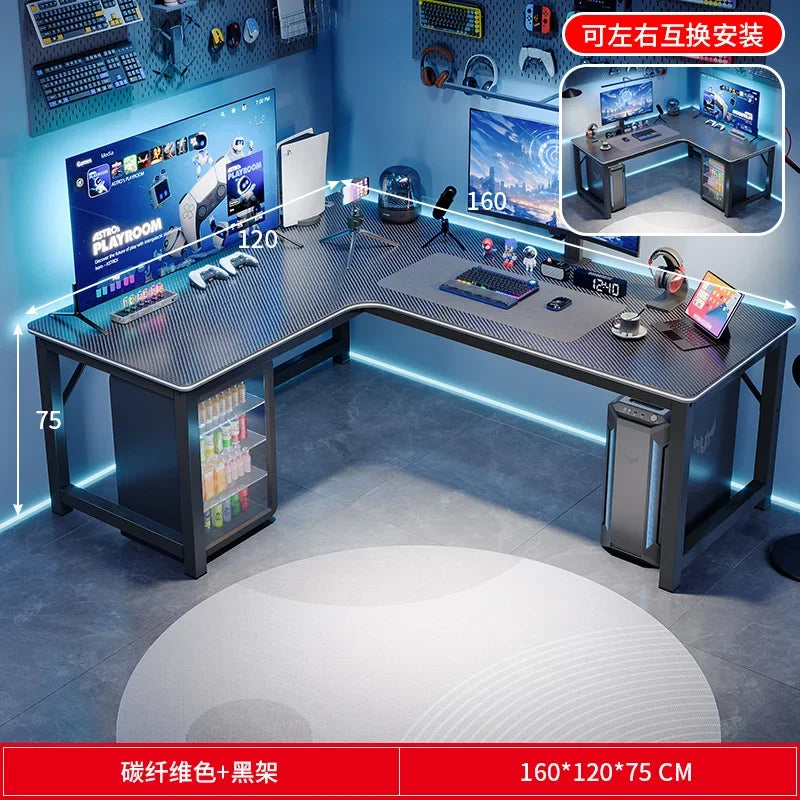 Study Storage Computer Desks Gaming Reading Pc Ergonomic Table Keyboard Notebook Accessories Mesas De Computador Home Furniture - Kimlud