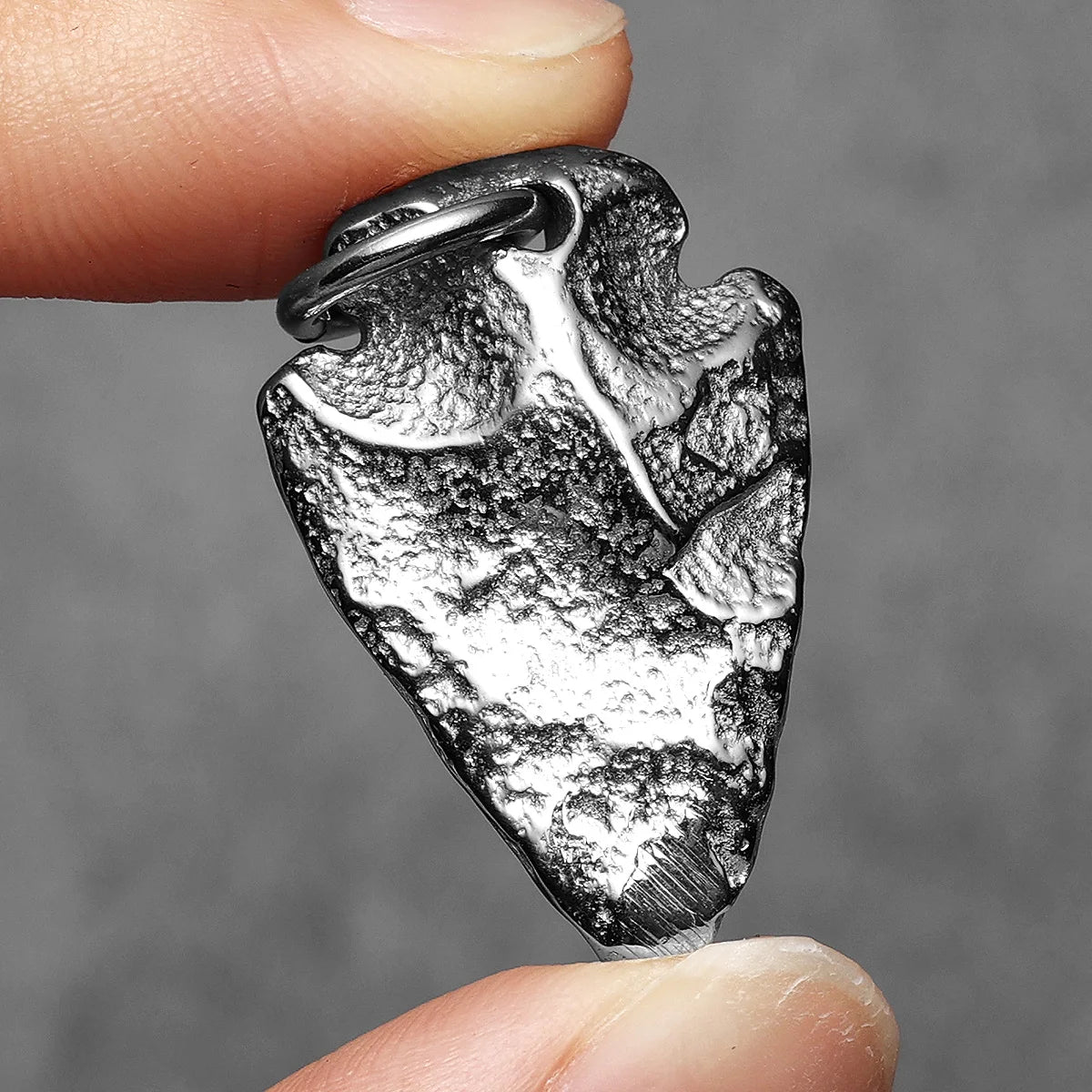 Meteorite Spearhead Men Necklaces With Pendant Stainless Steel Jewelry For Male Women Punk Hip Hop Accessories Gifts...