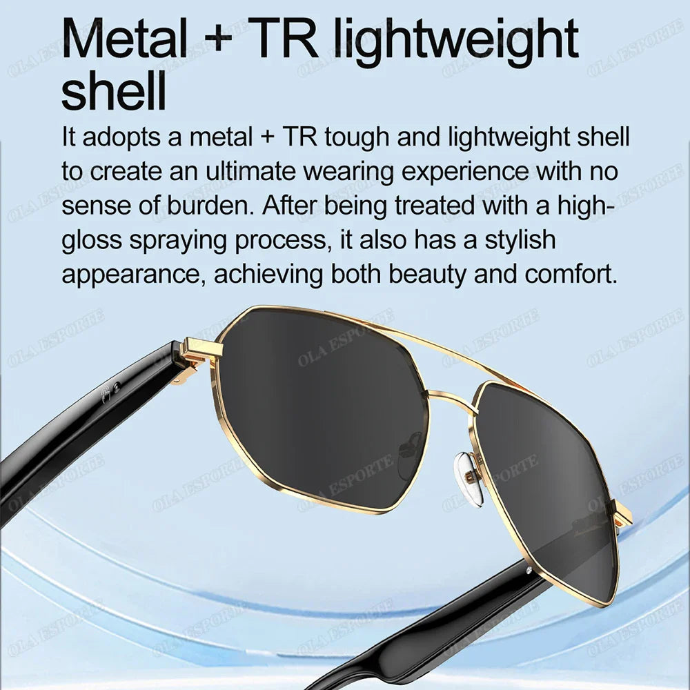 For Xiaomi Smart Glasses AI Intelligent Translation Wireless Bluetooth Real-time Simultaneous Interpretation Headset Sunglasses