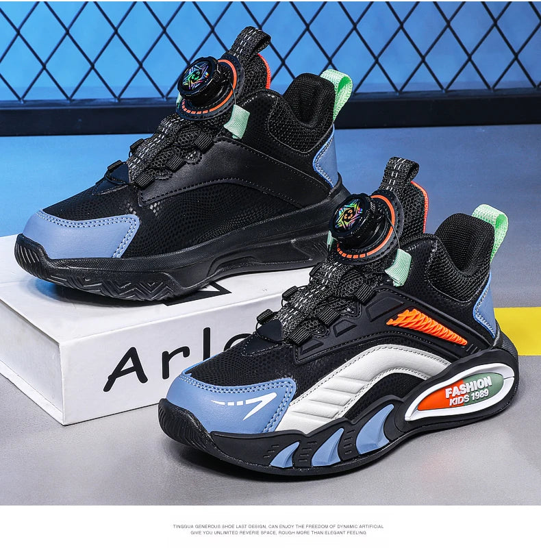 New Arrival Children Shoes Girls Boys Fashion Sneakers Comfortable Kids Sports Shoes Breathable Casual Leather Outdoor...