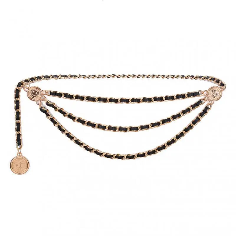 Metal Tassel Chain Waist Chain Belt For Women Temperament Retro Pendant Decoration Simple Durable Thin Belt | Kimlud Mid...