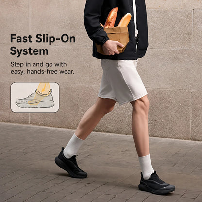 Li-Ning Men's SOFT GO 3 SLIP ON Lifestyle Shoes COMFOAM Breathable Wear-resistant Walking Shoes LiNing Casual Sneakers...