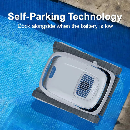 AIRROBO Pool Cleaner Robot - 120 Min Runtime, Wall Climbing, Cleans Floors/Walls/Waterline for Inground & Above Ground Pool