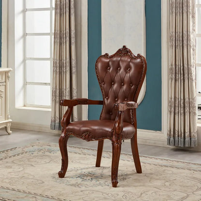 European Light Luxury Chairs Simple Solid Wood Party Unusual Adult Restaurant Chairs Design Comfy Lounge Stoel Home Furniture - Kimlud