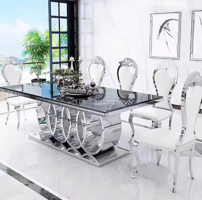 Home Furniture Luxury Modern Dining Room Sets Dining Table and Chairs Dining Table Sets Comedores Mesa De Comedor - Kimlud