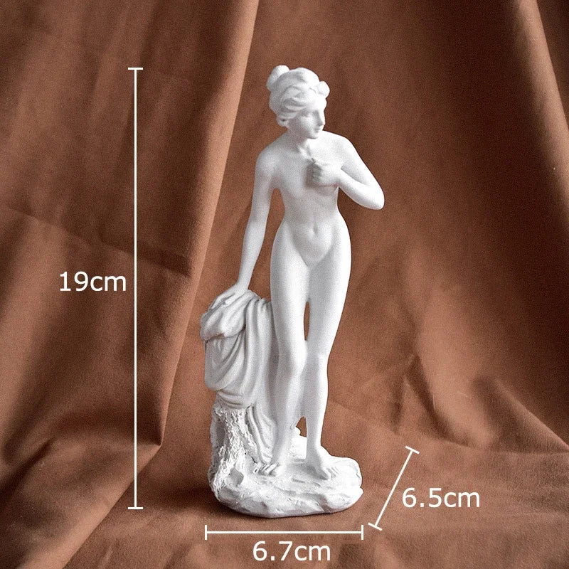 Mythological Figures Venus Goddess Statue Desk Decoration Ornaments Creative Characters Resin Sculpture Room Aesthetic Decor - Kimlud