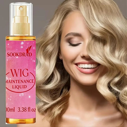 100ml Wig Care Spray Anti-Frizz Smoothing Moisturizing Anti-Tangle Leave-in Conditioner For Wigs Synthetic Hair Smooth and Shine