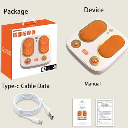 Hot Selling Bestseller Shiatsu Foot Massager Kneading Vibration Tapping Heating for Unwinding Refreshing Relieves Foot Fatigue