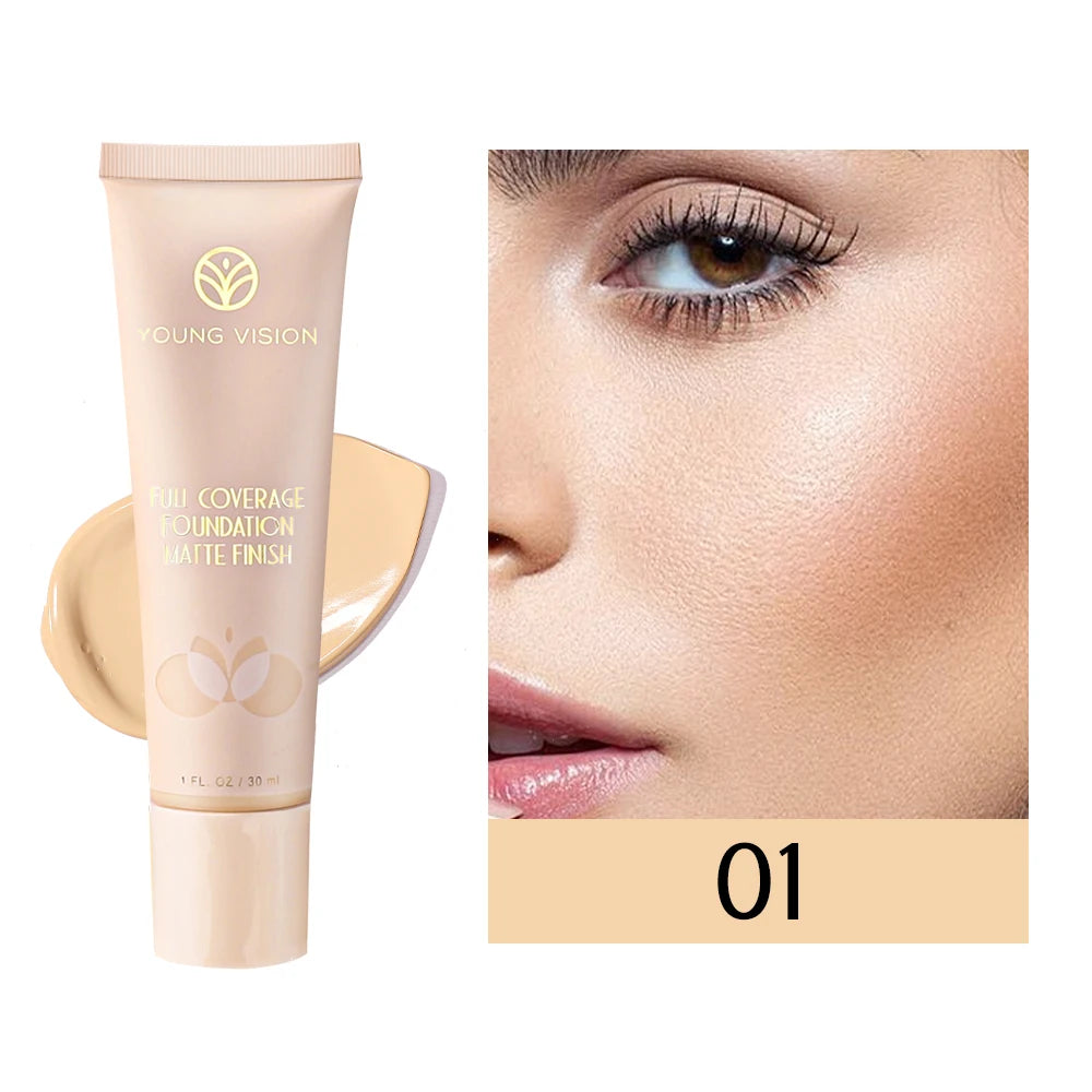 6-color optional concealer BB cream 30ml natural facial concealer primer liquid foundation