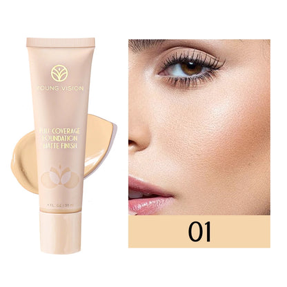 6-color optional concealer BB cream 30ml natural facial concealer primer liquid foundation