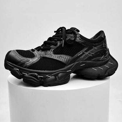 Paris Stapler14 Dad Shoes Thick Bottom Sports Sneakers for Men And Women Couple's Fashionable Casual Shoes Increased Height