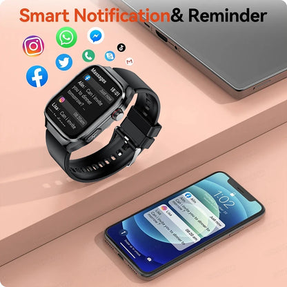 2025 New Women Smart Watch with BMI measurement Menstrual Cycle ECG Heart Rate Blood Oxygen Sleep Fitness Tracker Smart bracelet