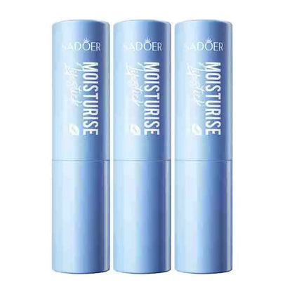 1/2/3pcs SADOER Hyaluronic Acid Lipstick Lips Skincare Nourishing Brightening Moisturizing Lip Balm Lips Skin Care Products