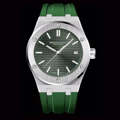Specht&Sohne New 40MM Mechanical Watch For Men Grey Color Sports Wristwatch Japan Miyota 8215 Automatic Watch 50M Waterproof