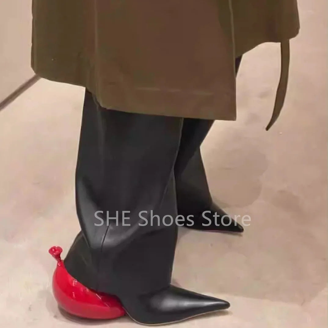 Balloon Strange Heel Pumps for Women Sexy Pointed Toe High Heel Shallow Sandals Summer Breathable Ladies Party Dress...