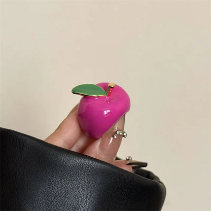 Colorful Enamel Oil Drip Doll Cute Russian Nesting Doll Green Frog Sweet Cool Stacking Ring for Women Girl Creative Jewelry