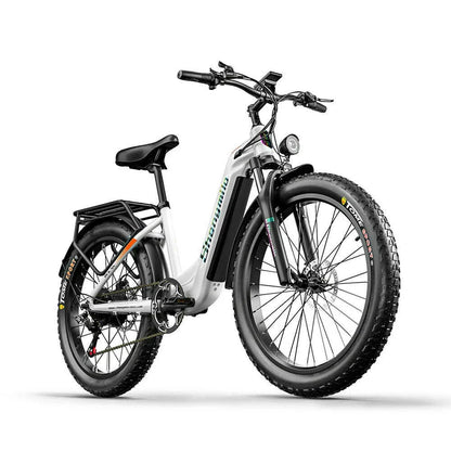 Shengmilo MX06 48V17.5AH 26 Inch Fat Tyre City Electric Bike Men's E-Mountain Ebike Snowmobile e bike 1000W motor E-bike
