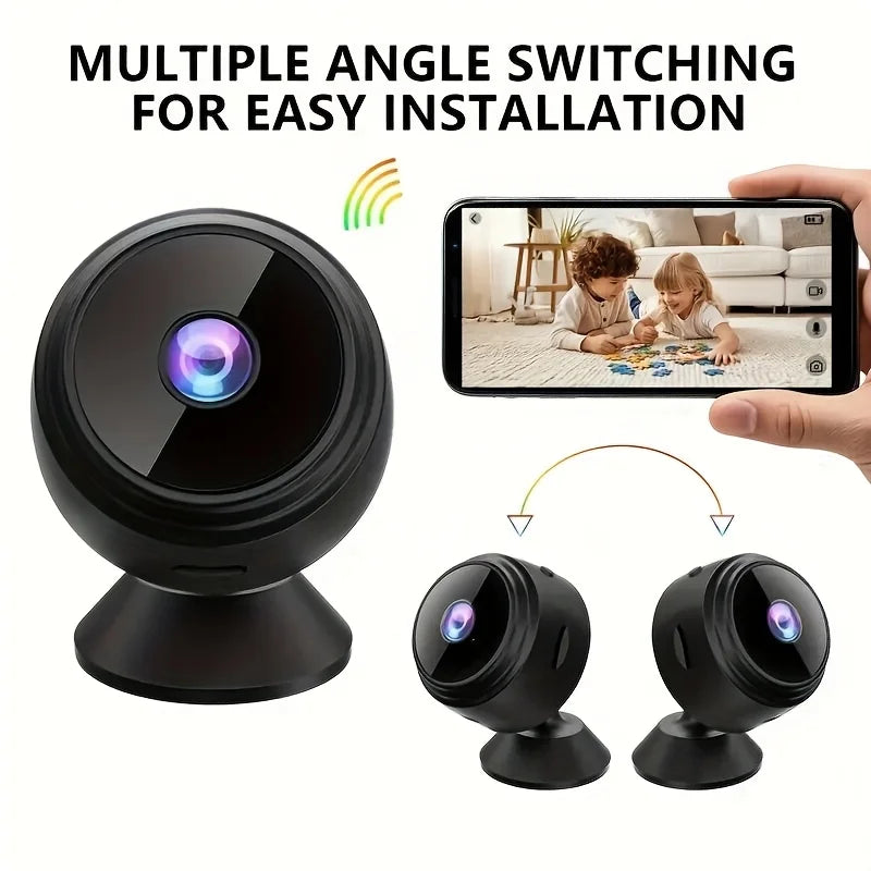 A9 Smart WiFi Security Camera - Wireless Indoor/Outdoor Camera, 2.4GHz WiFi, Remote View App, Motion Alert, Christmas Gift