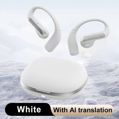 Smart AI Translation Headset True Wireless Sports Long-lasting Bluetooth Headset Stereo Sound Semi-in-ear Air Conduction...