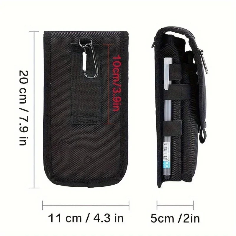 6.3 Inch Multi-Functional Mobile Phone Bag Oxford Fabric Pocket Cell Phone Belt Pouch Case Men's Outdoor Bag for Iphone...