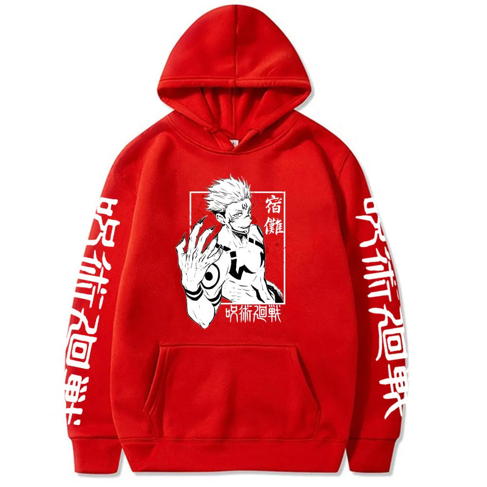 Ryomen Sukuna Hoodies Graphic Printing Sweatshirts for Fans Casual Long Sleeve Men/Women Clothing Sudaderas Hip Hop Hoody