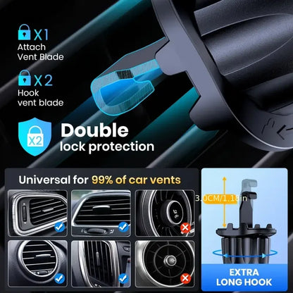 New Car Phone Holder Universal Car Foldable Rotatable GPS Phone Stand Air Vent Mounts Auto Interior Accessories Car...