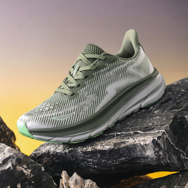 Men's Running Shoes Luxury Shoes Couple Outdoor Sneakers Cushioning Breathable Mesh Off-road Trainer Shoes Race Non-Slip...