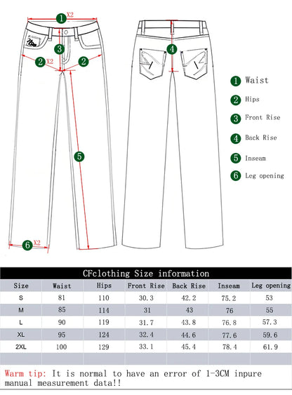 High Streets Summer Men's Jeans New American Wide Leg Curved Knife Denim Pants Loose Solid Color Male Trendy Trousers